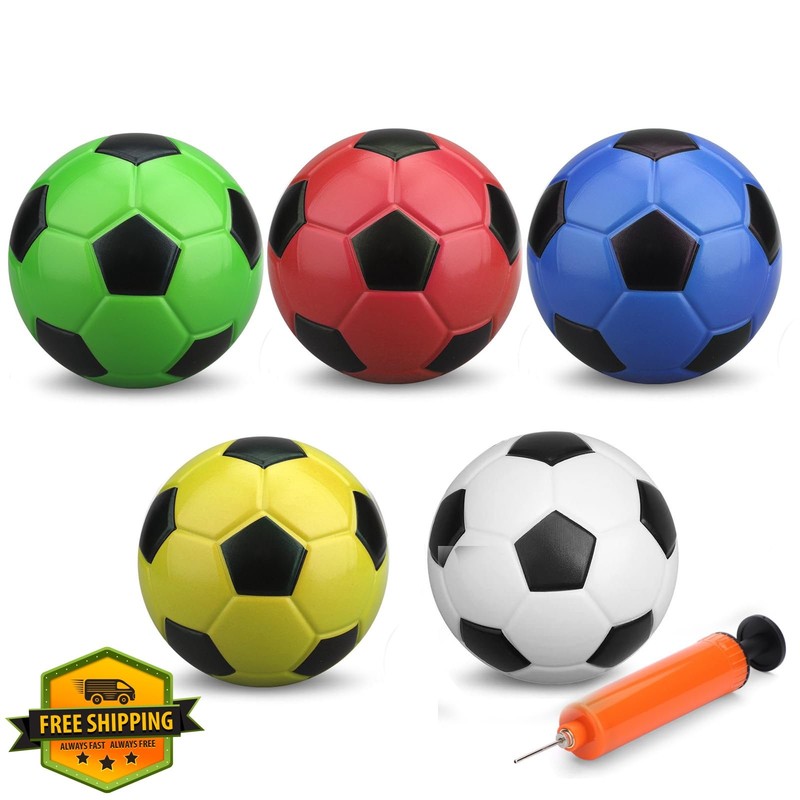 Umnodobn 5 PCS 6 Inch multicolor soccer ball set