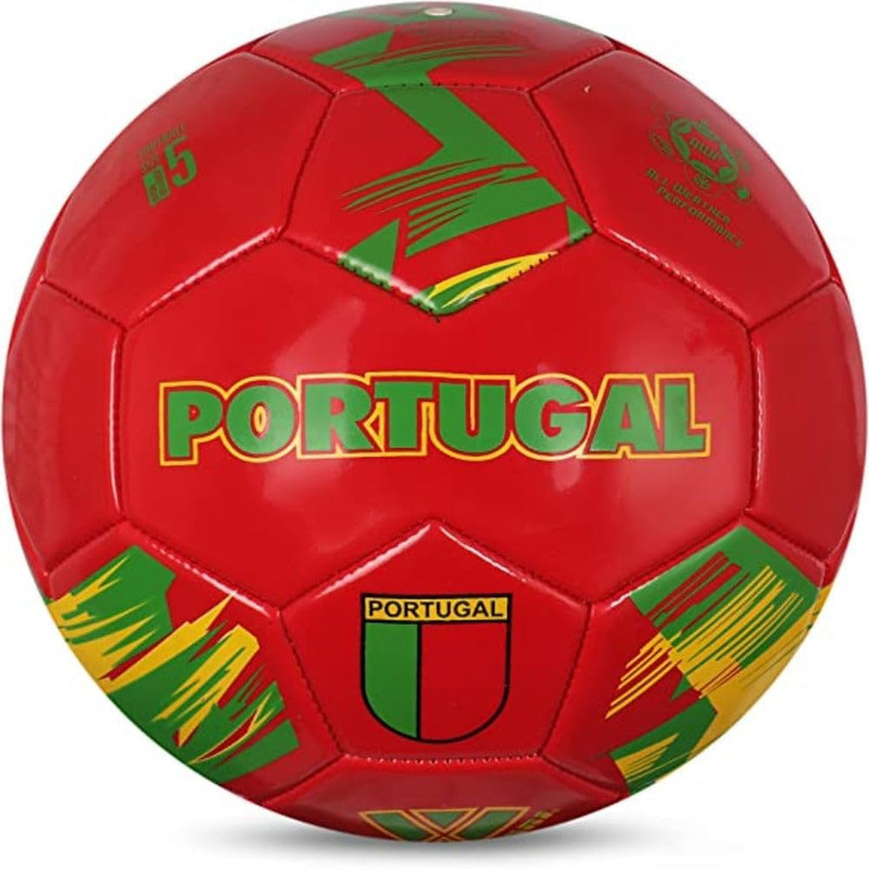 National Team Soccer Ball - Durable Faux Leather Football for Adult Kids & Youth