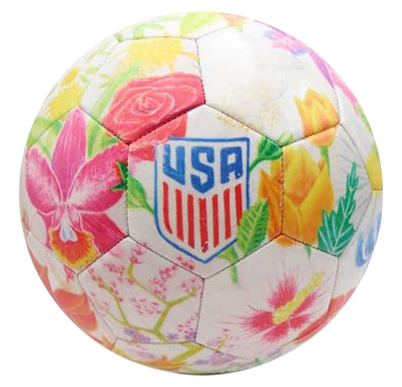 Licensed U.S. Soccer Federation Size 5 Soccer Ball, USA Crayola Flower Ball #5