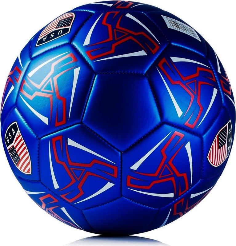 High-Performance Faux Leather Soccer Ball - Sizes 4 & 5 - Ideal for All Players gallery