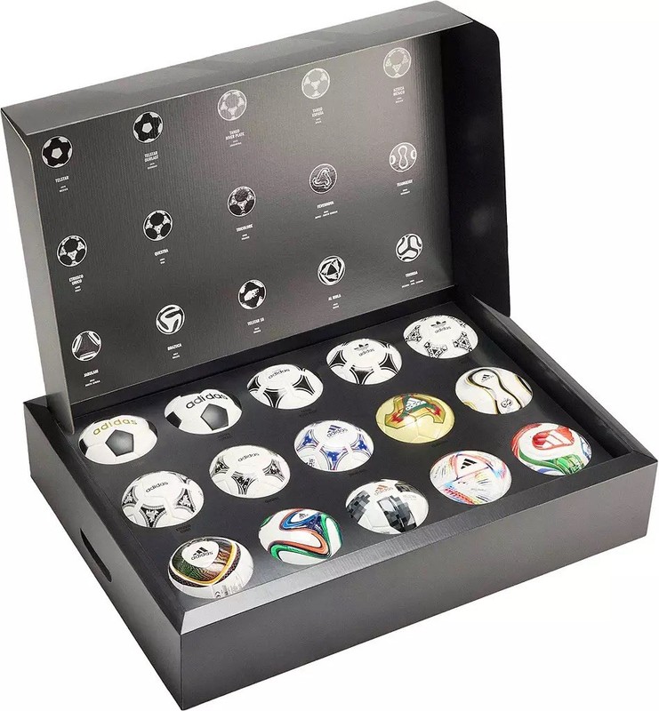 NEW 2026 ADIDAS FIFA WORLD CUP HISTORICAL MINI BALL SET IN BOX JN2093