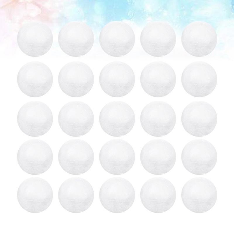 White Polystyrene Balls Decorative Craft Baubles Ornaments to Decorate gallery