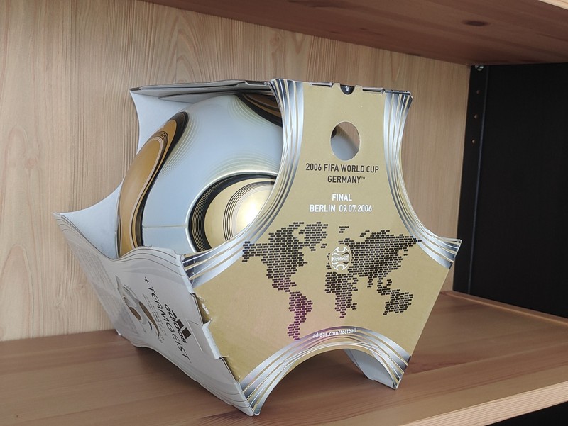 Adidas Teamgeist 2006 Final Print Gold Match Ball World Cup Match Ball Soccer gallery