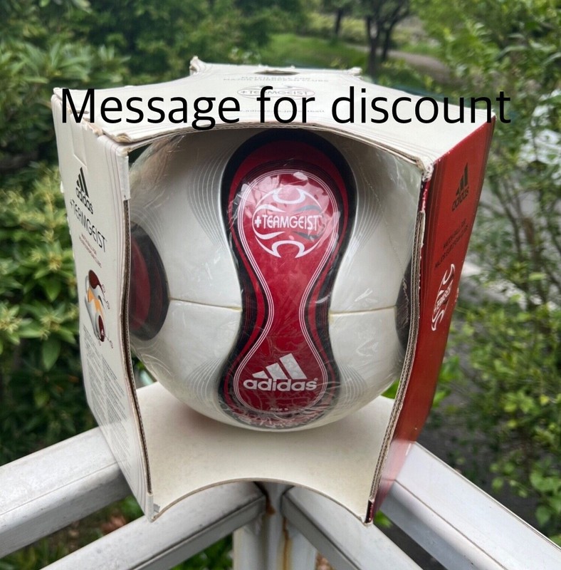 Adidas Match Ball Teamgeist RED 2006 FIFA World Cup Germany footgolf no Jabulani