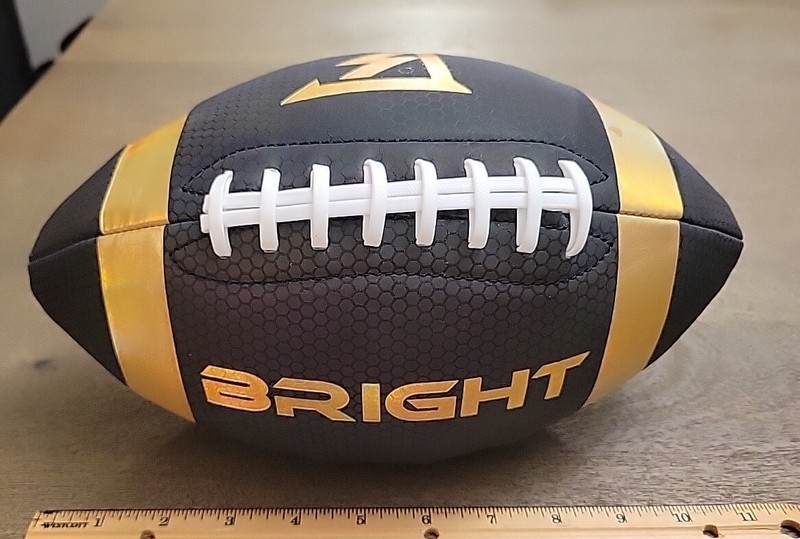 Bright Brand Rainbow Reflective FOOTBALL Luminous Official Size.see Pics And Des