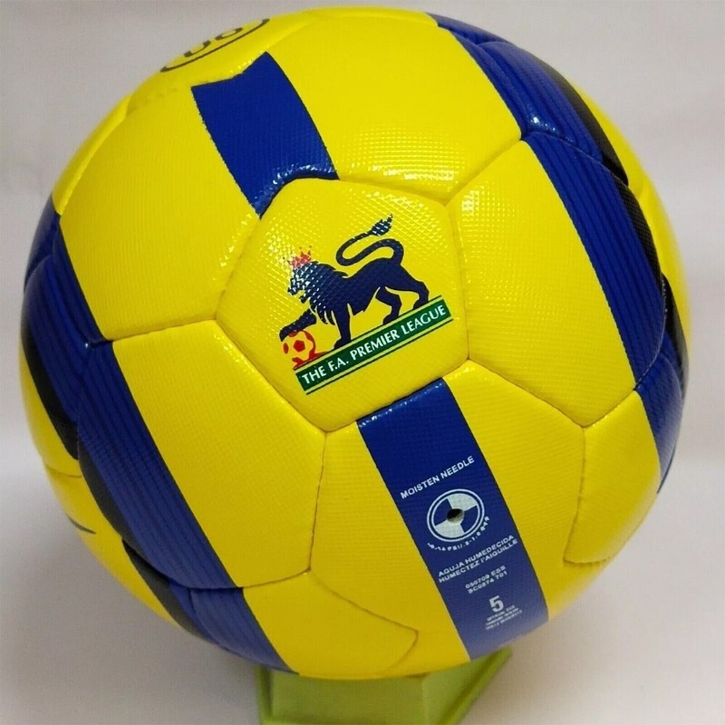 Nike Football T90 Premier League Match Soccer Ball Size 5 FootBall Yellow & Blue