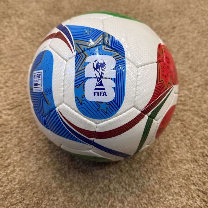 adidas Trionda Pro FIFA Quality Pro Size 5 Soccer Ball White/Red/Blue/Green gallery