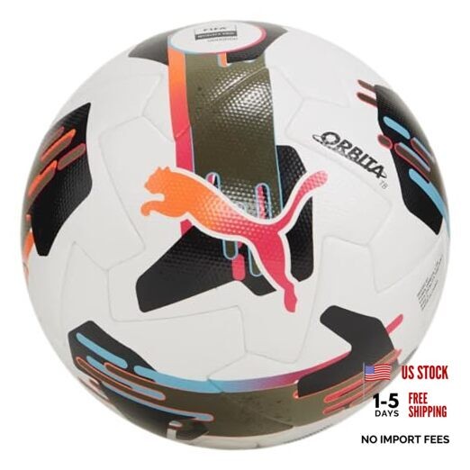 Puma Orbita LaLiga 1 Machine Stitched Soccer Ball 5 PUMA White-multicolor SS24