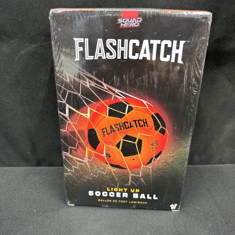 Squad Hero FlashCatch Light Up Soccer Ball Glow In The Dark #5 Official Size
