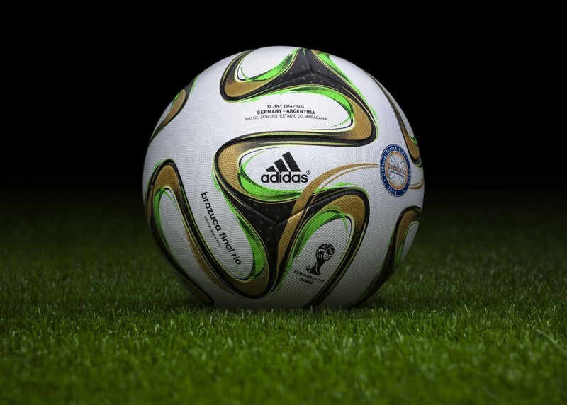 Fine Art Print: Adidas Brazuca Rio game used ball of the 2014 World Cup final