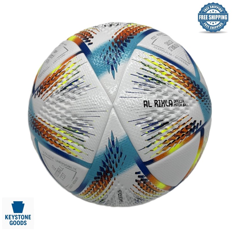 Official Size 5 Match Soccer Ball – Professional European League Grade Leather