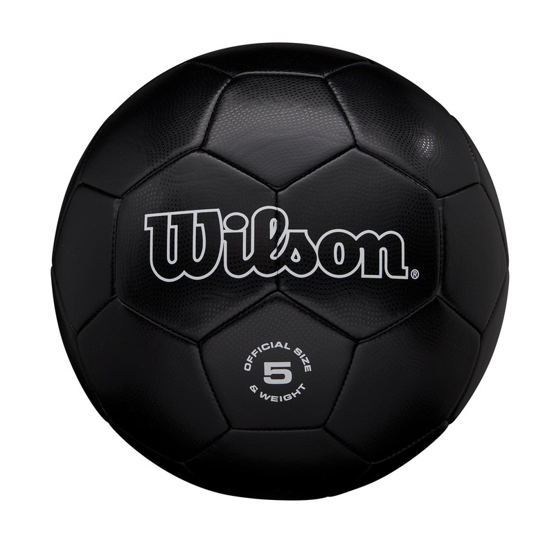 WILSON Traditional Soccer Ball Size 5, Black