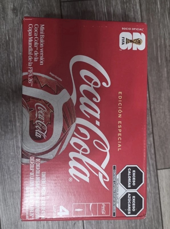 Trionda Coca Cola 4pk With One Mini Ball Special Edition World Cup Mexico