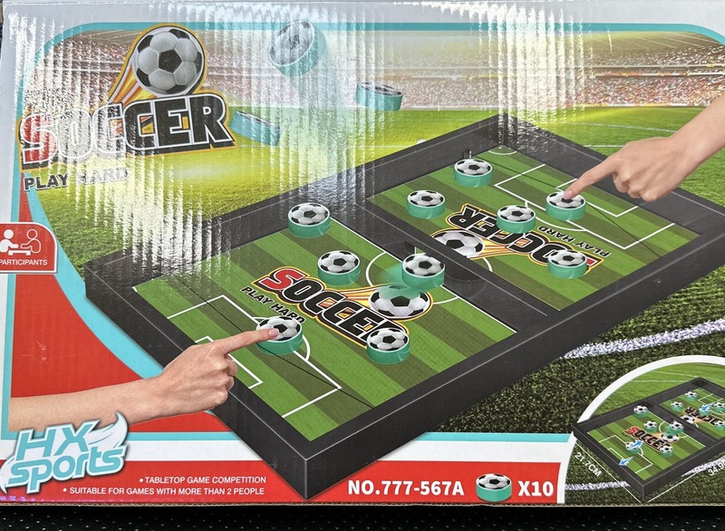 Portable 2 In 1 Soccer Game & Basketball Games Table Top Game Competition Sport