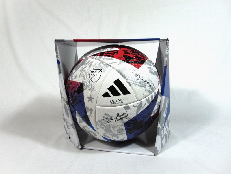 Adidas MLS Pro 2023-24 White & Blue Official Match Soccer Ball Sz 5 NEW HT9026