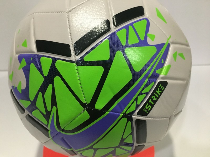 Nike Strike Soccer Ball Size - 5 / Desert Sand/Electric Green / SC3639 008 gallery