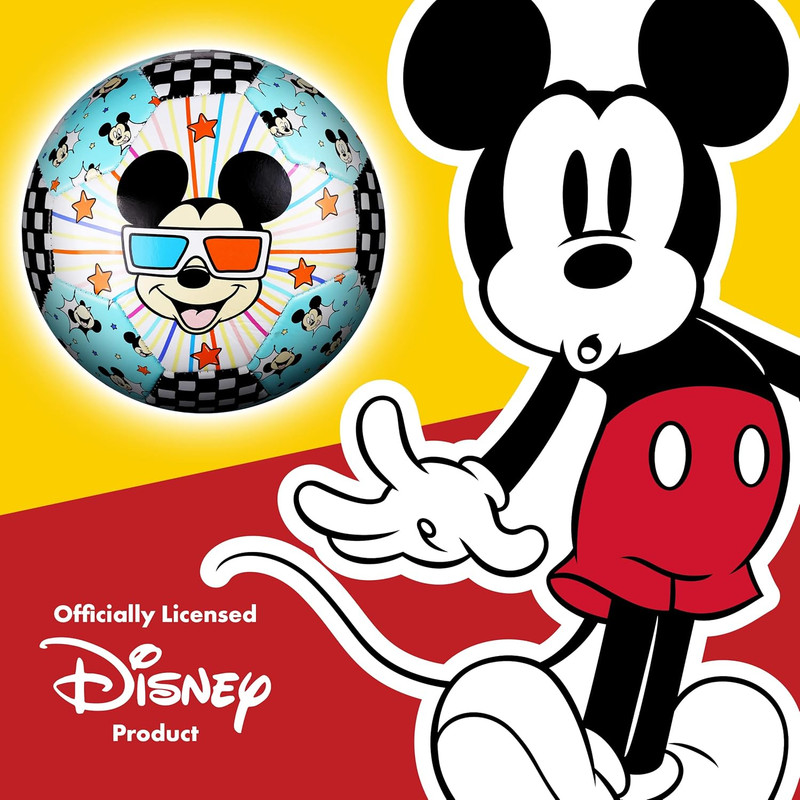 Disney Mickey Mouse Soccer Ball, Sizes 3, 5, Officially Licensed Youth Kids Futb gallery