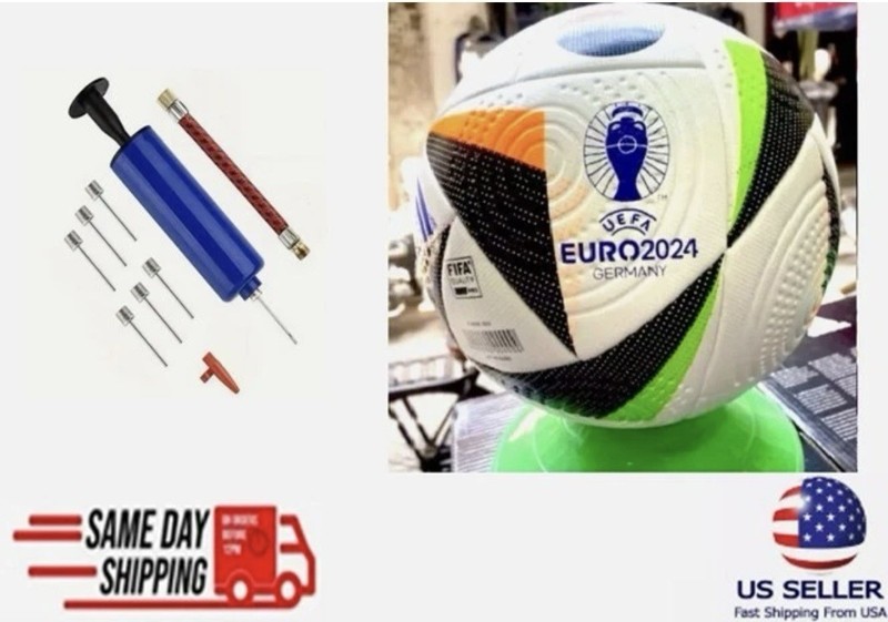 Adidas UEFA EURO 2024 Official Match Soccer Ball – Size 5 – Germany Edition