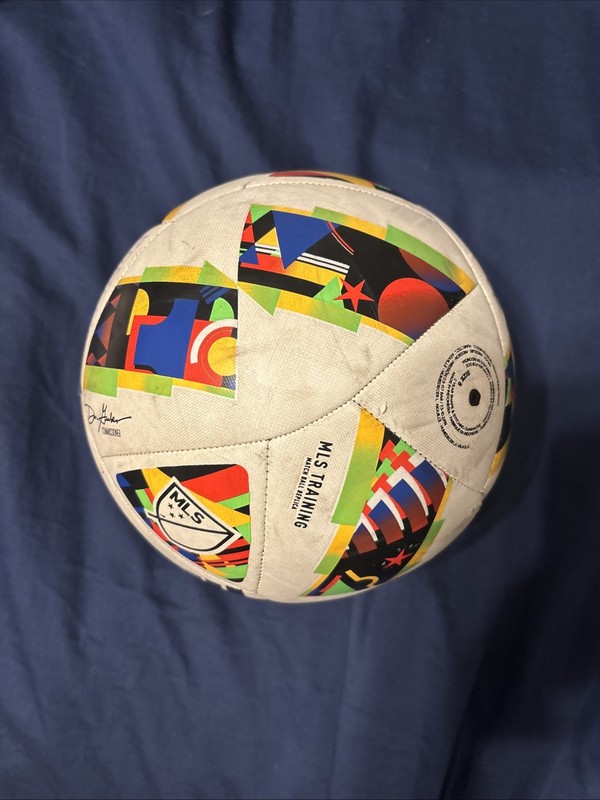 Mens Size 5 Multicolor Adidas MLS Training Replica Match Ball gallery