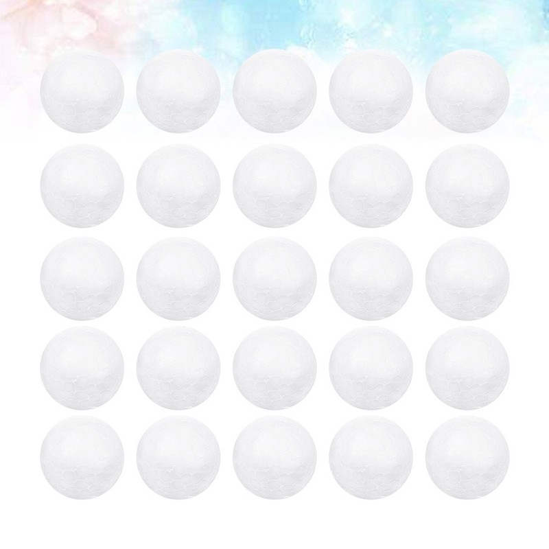 Crafts for Kids White Polystyrene Balls Sphere Flower Foams Supplies