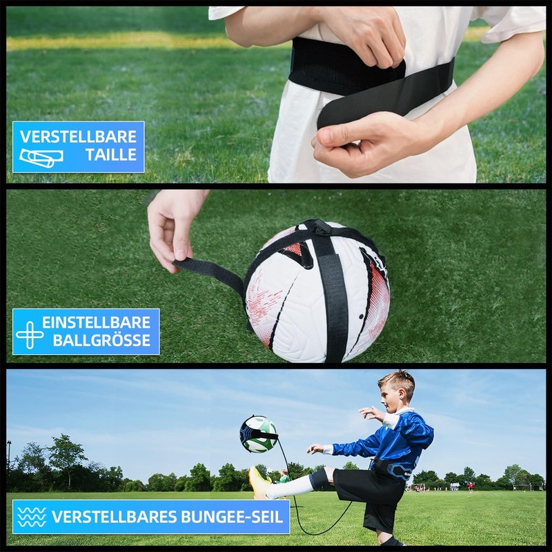 Soccer/Volleyball Training Equipment Aid, Solo Soccer Trainer, Football Acces... gallery