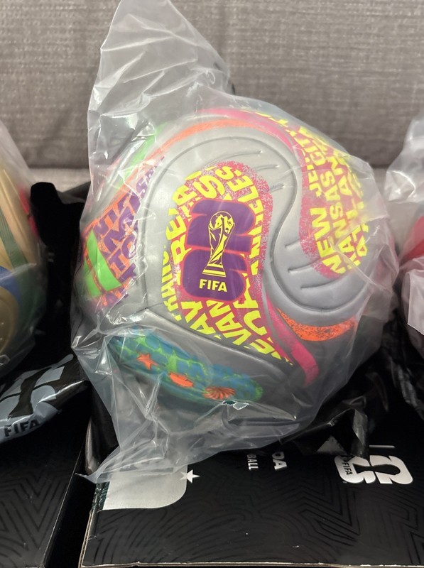 2026 FIFA World Cup Trionda Adidas Mystery Mini Soccer Ball (Complete Set Gold) gallery