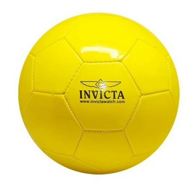 Invicta Soccer Ball Sport Yellow Machine Stitched High Durable Full Size IG0005
