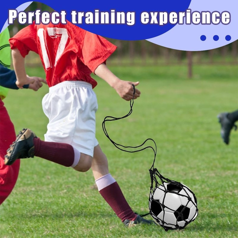 Football Kick Coach Soccer Net, Foosball Ball Net Net Bag Solo Soccer Kick... gallery