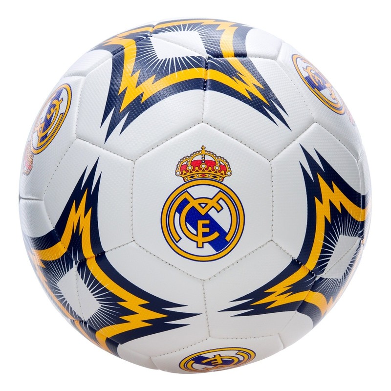 2024 Real Madrid Official Soccer Ball Size 5 – White – Texture A Grade
