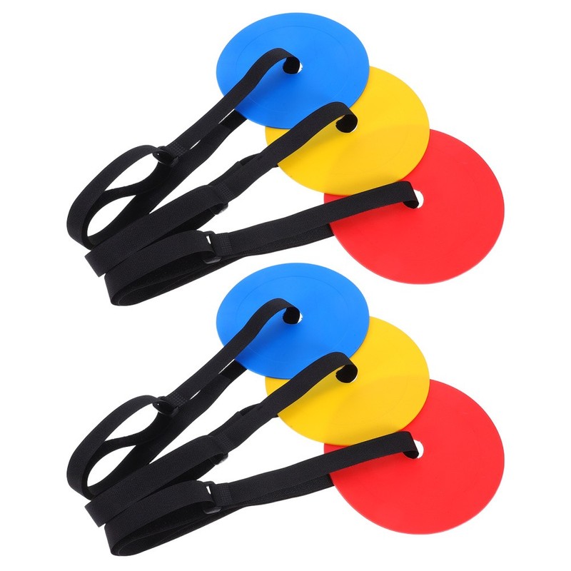 6 Pcs Soccer Training Target Hockey Practice Targets Hanging Disc gallery