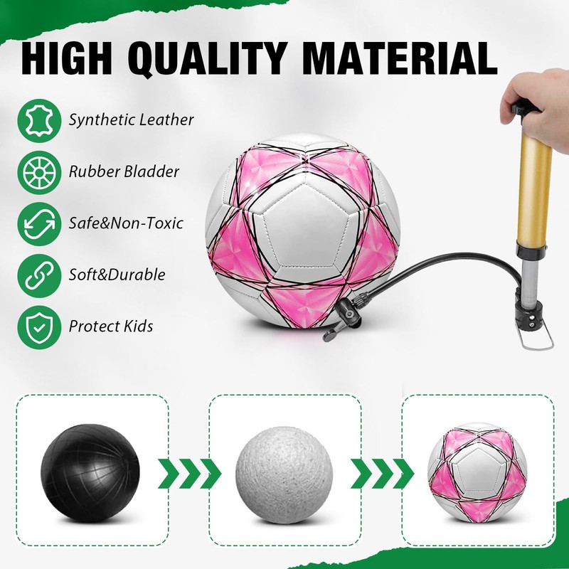 2 Pack Operation Christmas Deflated Soccer Ball with Pump for Child Size 3,Si... gallery