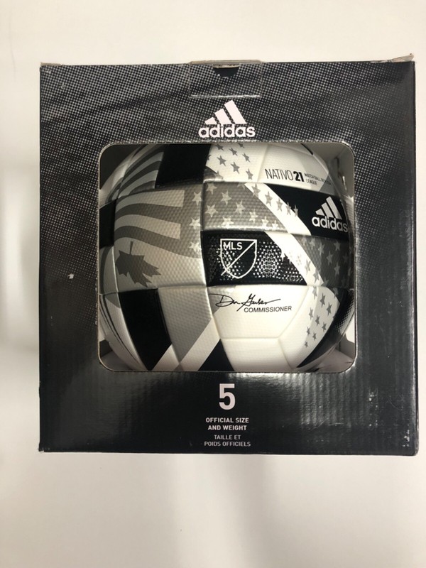 SOCCER BALL-ADIDAS-SIZE-5-NATIVO 21 MLS MATCH BALL REPLICA LEAGUE-NEW-IN THE BOX