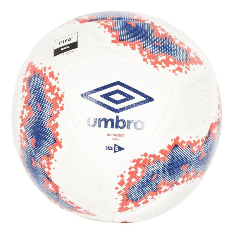 Umbro Neo Swerve Match Fb Soccer Ball Size 5 White/Blue/Red