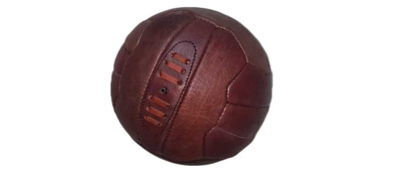 LEATHER SOCCER BALL Premium Brown Colored Ball For Outdoor Sport