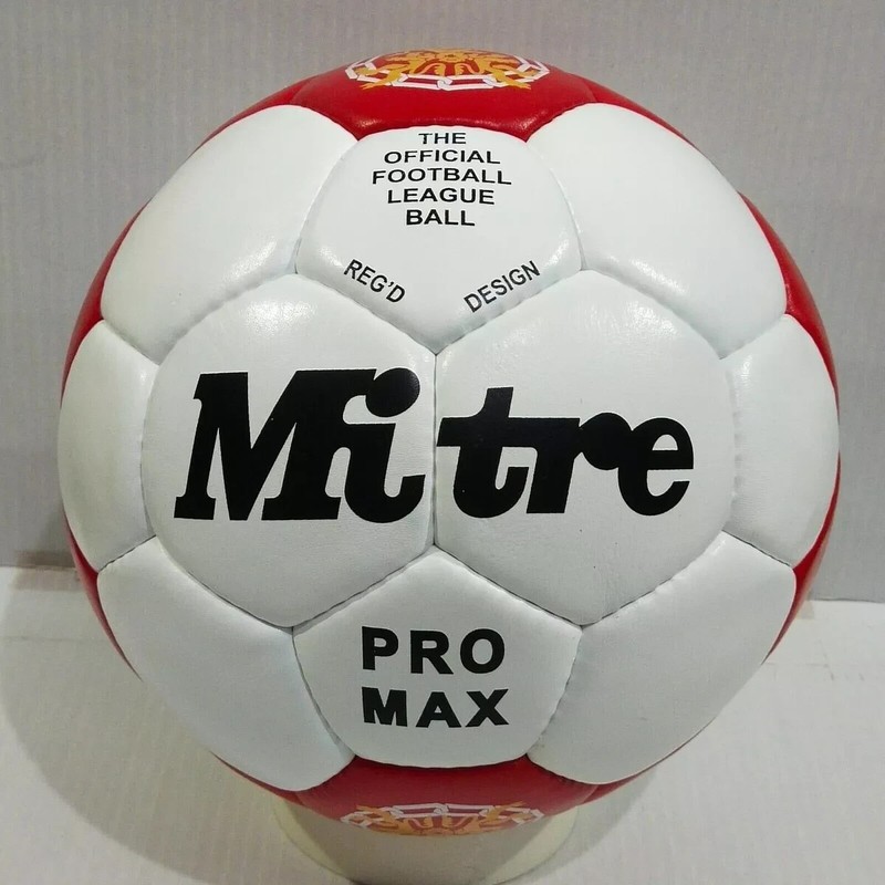 RARE MITRE PRO MAX 1980 | OFFICIAL MATCH BALL | GENUINE LEATHER