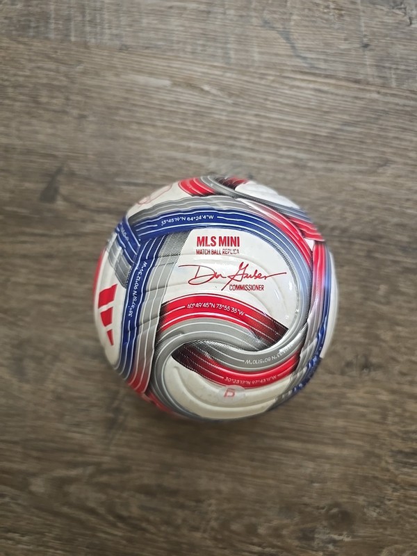 SOCCER ADIDAS Football MLS LOGO 2025 MATCH BALL REPLICA SIZE 1 MINI Red Wht Blue