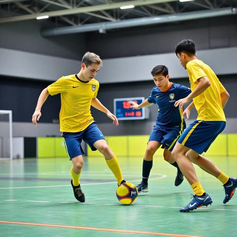 Futsal Ball Size 4 - Durable and Perfect for Amateur Training, Hand-Stitched,... gallery