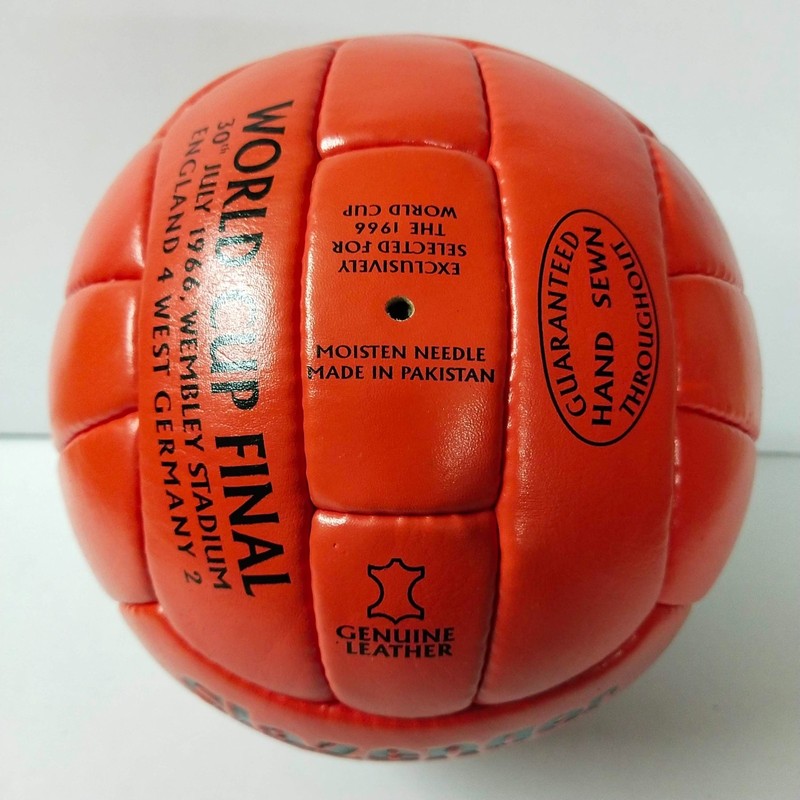 Slazenger 25 FIFA World Cup 1966 England Soccer Match Ball 100% Leather Size 5 gallery