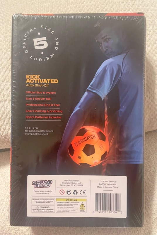 FlashCatch Light Up Soccer- Glow in the Dark Soccer- Sports Gear Gifts for Boys gallery
