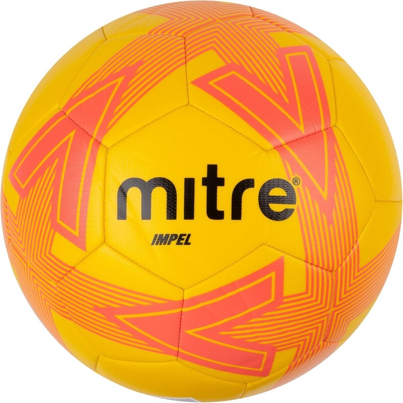 Impel L30P Football | Extremely Durable | Dimensionally Retaining Soccer, Yellow/Ora...