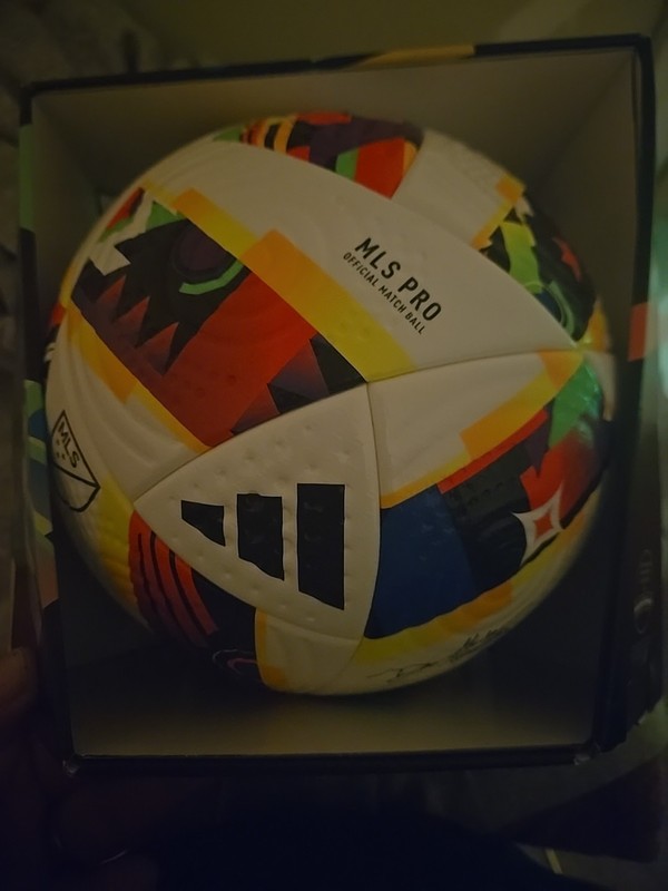 Adidas MLS 2024 Pro Soccer Ball White Black Solar Gold Size 5 IP1625