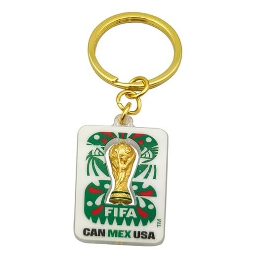 Official FIFA World Cup 2026 Edition Emblem Key Chains Green Mexico