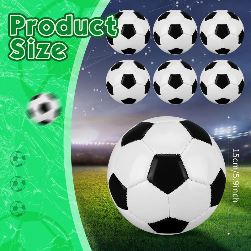 36 Pcs Soccer Ball Bulk Official Size 2 Indoor Outdoor Soccer Balls Pack Spor... gallery