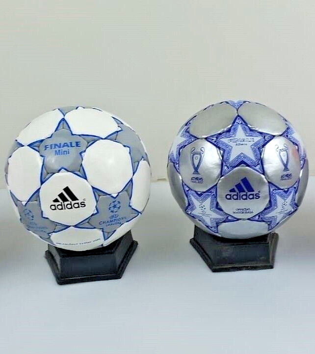 Mini 2 Pcs Set | Athens Final 2007 / Milan Italy 23 May 2001 | Mini Soccerball