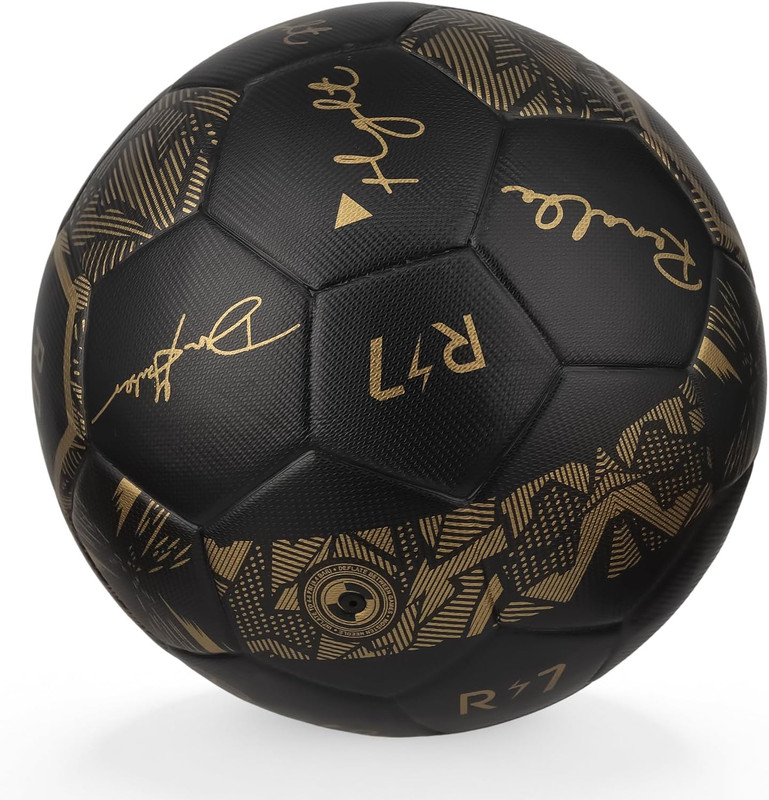 Seamless Soccer Ball Size 4/Size 5 for Adults and Youth, Thermo-Bonded Construct
