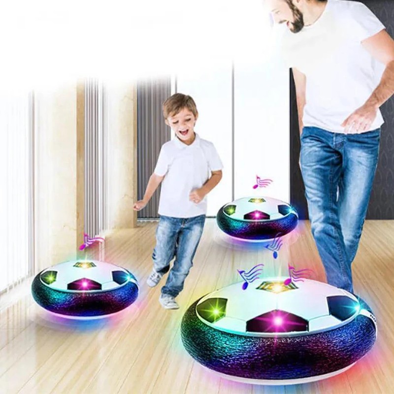 Hover Soccer Ball LED Light Music Floating Football Toy Kids Game