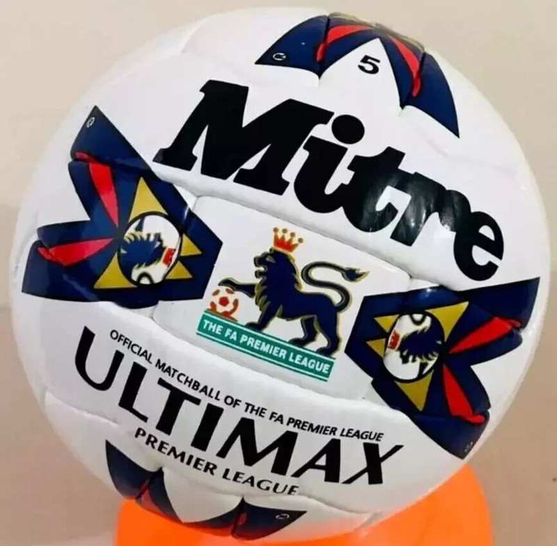 Mitre Fluo Flare Ultimax Football Premier League 1995 Official Match Ball Size 5