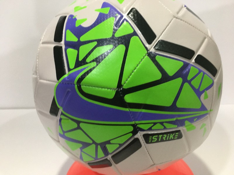 Nike Strike Soccer Ball Size – 5 / Desert Sand/Electric Green / SC3639 008