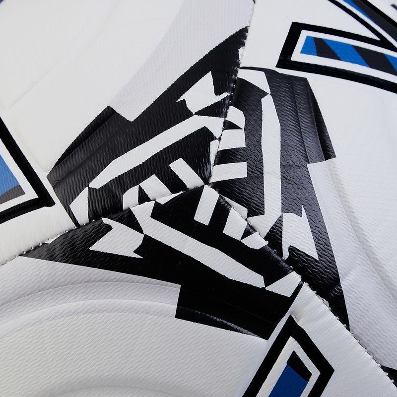 Mitre Unisex Soccer Ball Training Impel Lite White/Black/Botn Blue 4 gallery