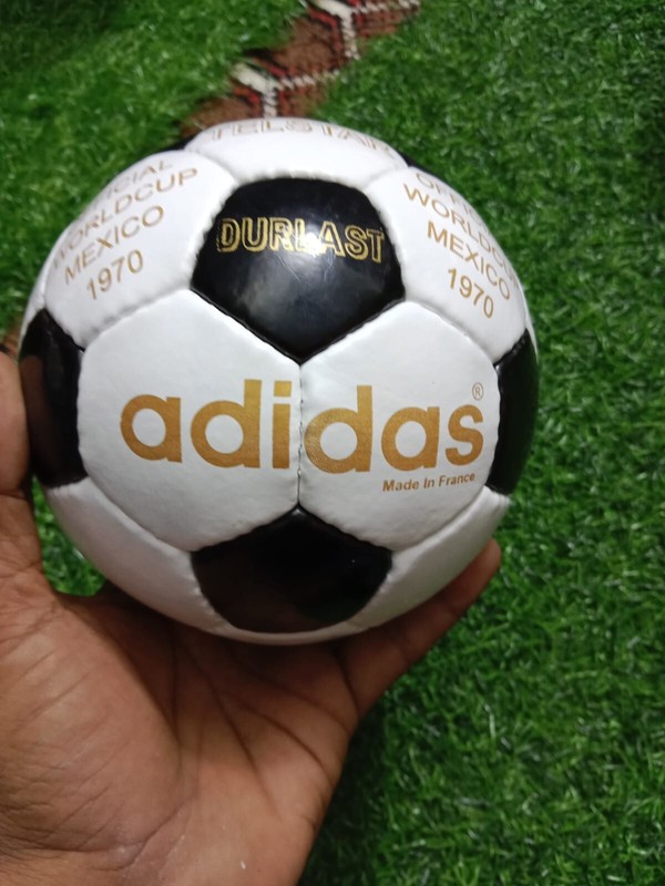 Adidas Telstar Durlast FIFA World Cup Mexico 1970 Soccer Match Ball Size 1